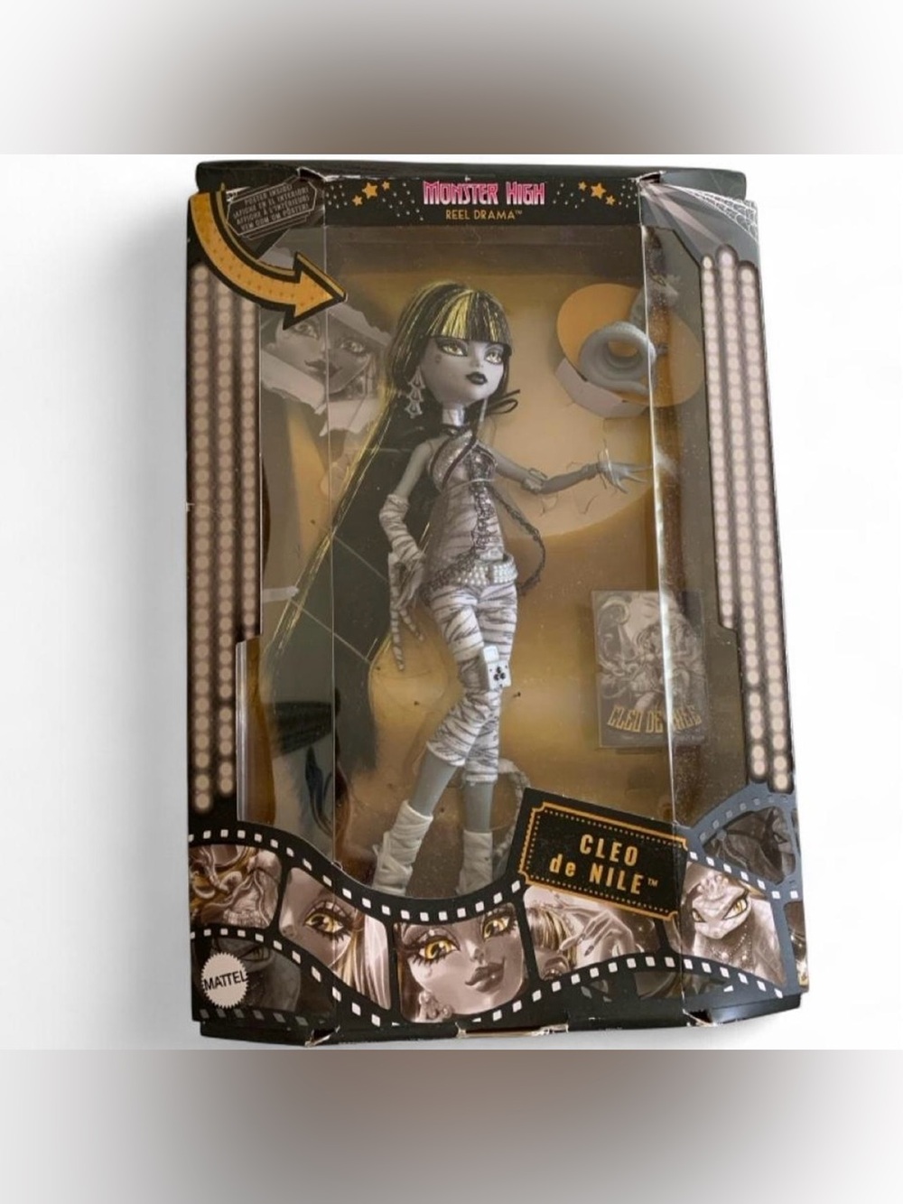 monster high cleo reel drama doll in box
